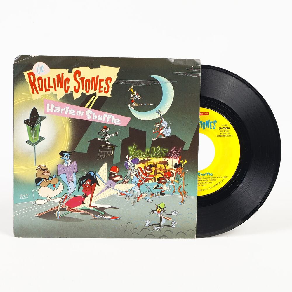 The Rolling Stones Harlem Shuffle Demo 7" Vinyl 45 Picture Sleeve Robert Ludwig